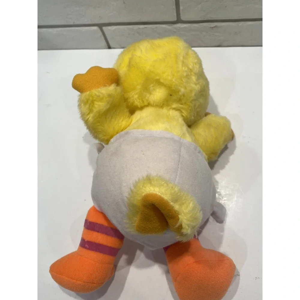 Vintage Hasbro Sesame‎ Street Softie Baby Big Bird W/ Luv Diaper Plush